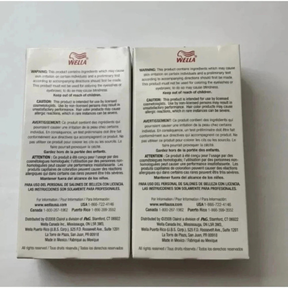 WELLA Color Charm (10) Honey Blonde Permanent Color Liquid Formula 1036/10GV New - Picture 8 of 9